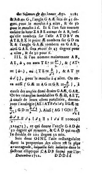 Mémoires pour l'histoire des sciences & des beaux-arts recüeillies par l'ordre de Son Altesse Serenissime Monseigneur Prince souverain de Dombes