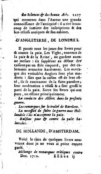 Mémoires pour l'histoire des sciences & des beaux-arts recüeillies par l'ordre de Son Altesse Serenissime Monseigneur Prince souverain de Dombes