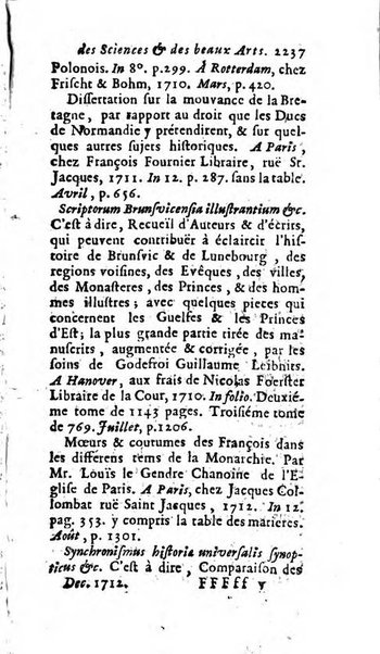 Mémoires pour l'histoire des sciences & des beaux-arts recüeillies par l'ordre de Son Altesse Serenissime Monseigneur Prince souverain de Dombes