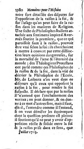 Mémoires pour l'histoire des sciences & des beaux-arts recüeillies par l'ordre de Son Altesse Serenissime Monseigneur Prince souverain de Dombes