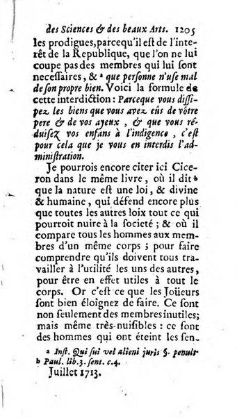 Mémoires pour l'histoire des sciences & des beaux-arts recüeillies par l'ordre de Son Altesse Serenissime Monseigneur Prince souverain de Dombes