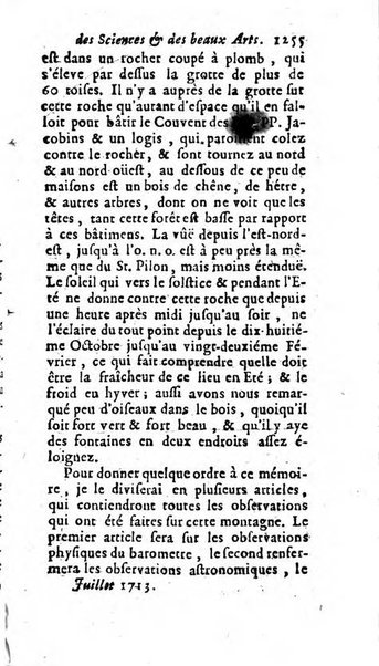 Mémoires pour l'histoire des sciences & des beaux-arts recüeillies par l'ordre de Son Altesse Serenissime Monseigneur Prince souverain de Dombes