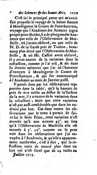 Mémoires pour l'histoire des sciences & des beaux-arts recüeillies par l'ordre de Son Altesse Serenissime Monseigneur Prince souverain de Dombes