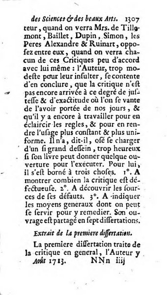 Mémoires pour l'histoire des sciences & des beaux-arts recüeillies par l'ordre de Son Altesse Serenissime Monseigneur Prince souverain de Dombes