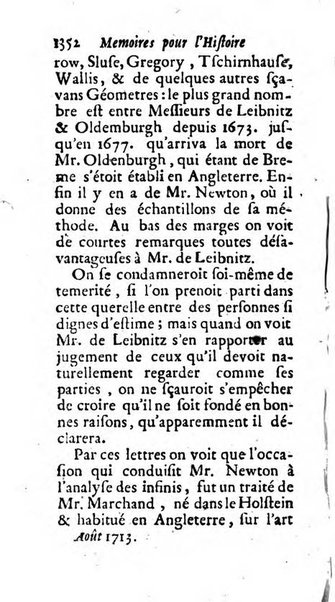 Mémoires pour l'histoire des sciences & des beaux-arts recüeillies par l'ordre de Son Altesse Serenissime Monseigneur Prince souverain de Dombes