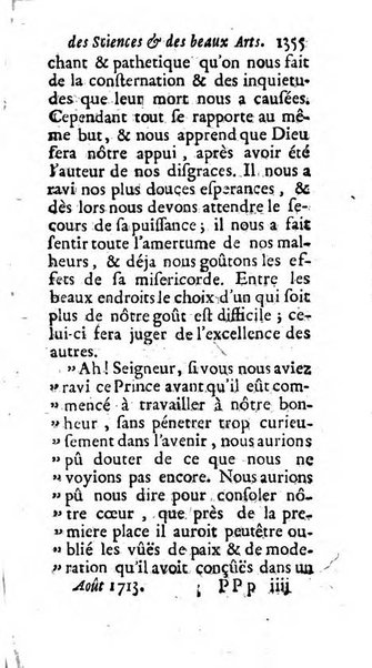 Mémoires pour l'histoire des sciences & des beaux-arts recüeillies par l'ordre de Son Altesse Serenissime Monseigneur Prince souverain de Dombes