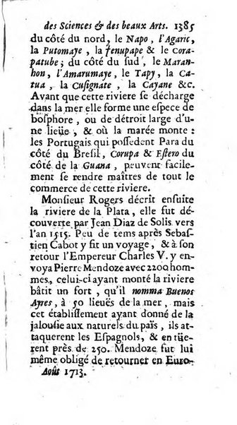 Mémoires pour l'histoire des sciences & des beaux-arts recüeillies par l'ordre de Son Altesse Serenissime Monseigneur Prince souverain de Dombes