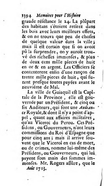 Mémoires pour l'histoire des sciences & des beaux-arts recüeillies par l'ordre de Son Altesse Serenissime Monseigneur Prince souverain de Dombes