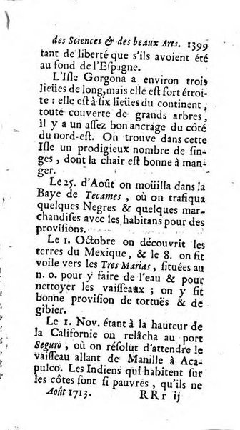 Mémoires pour l'histoire des sciences & des beaux-arts recüeillies par l'ordre de Son Altesse Serenissime Monseigneur Prince souverain de Dombes