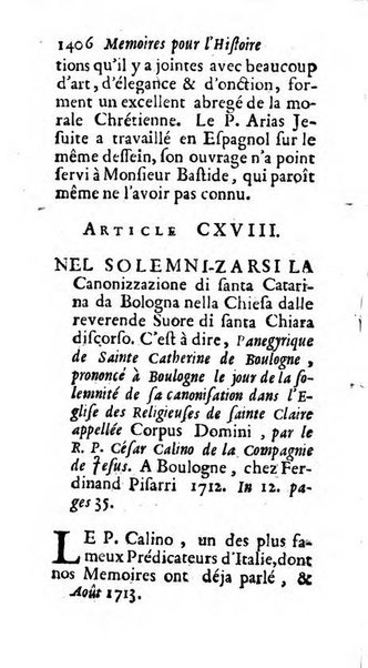 Mémoires pour l'histoire des sciences & des beaux-arts recüeillies par l'ordre de Son Altesse Serenissime Monseigneur Prince souverain de Dombes