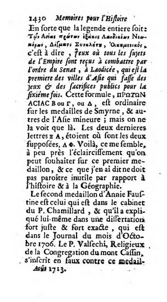 Mémoires pour l'histoire des sciences & des beaux-arts recüeillies par l'ordre de Son Altesse Serenissime Monseigneur Prince souverain de Dombes