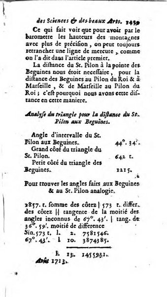 Mémoires pour l'histoire des sciences & des beaux-arts recüeillies par l'ordre de Son Altesse Serenissime Monseigneur Prince souverain de Dombes