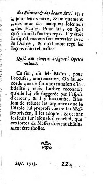 Mémoires pour l'histoire des sciences & des beaux-arts recüeillies par l'ordre de Son Altesse Serenissime Monseigneur Prince souverain de Dombes