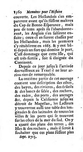 Mémoires pour l'histoire des sciences & des beaux-arts recüeillies par l'ordre de Son Altesse Serenissime Monseigneur Prince souverain de Dombes