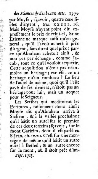 Mémoires pour l'histoire des sciences & des beaux-arts recüeillies par l'ordre de Son Altesse Serenissime Monseigneur Prince souverain de Dombes