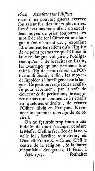 Mémoires pour l'histoire des sciences & des beaux-arts recüeillies par l'ordre de Son Altesse Serenissime Monseigneur Prince souverain de Dombes