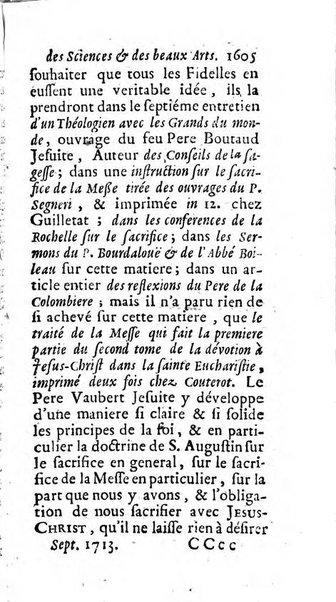 Mémoires pour l'histoire des sciences & des beaux-arts recüeillies par l'ordre de Son Altesse Serenissime Monseigneur Prince souverain de Dombes