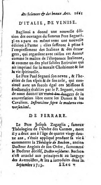 Mémoires pour l'histoire des sciences & des beaux-arts recüeillies par l'ordre de Son Altesse Serenissime Monseigneur Prince souverain de Dombes