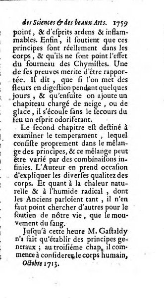 Mémoires pour l'histoire des sciences & des beaux-arts recüeillies par l'ordre de Son Altesse Serenissime Monseigneur Prince souverain de Dombes