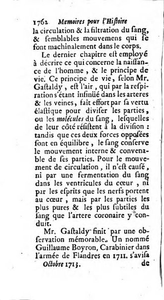 Mémoires pour l'histoire des sciences & des beaux-arts recüeillies par l'ordre de Son Altesse Serenissime Monseigneur Prince souverain de Dombes