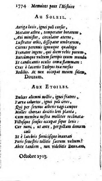 Mémoires pour l'histoire des sciences & des beaux-arts recüeillies par l'ordre de Son Altesse Serenissime Monseigneur Prince souverain de Dombes