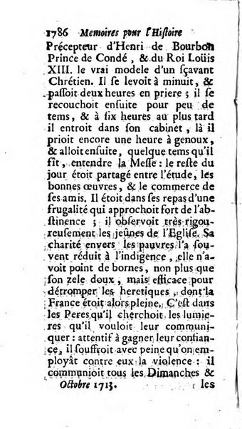 Mémoires pour l'histoire des sciences & des beaux-arts recüeillies par l'ordre de Son Altesse Serenissime Monseigneur Prince souverain de Dombes