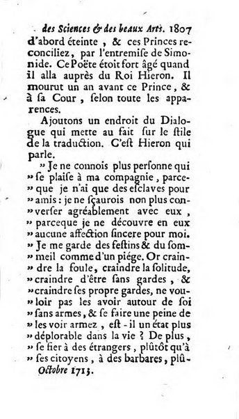 Mémoires pour l'histoire des sciences & des beaux-arts recüeillies par l'ordre de Son Altesse Serenissime Monseigneur Prince souverain de Dombes