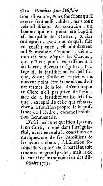 Mémoires pour l'histoire des sciences & des beaux-arts recüeillies par l'ordre de Son Altesse Serenissime Monseigneur Prince souverain de Dombes