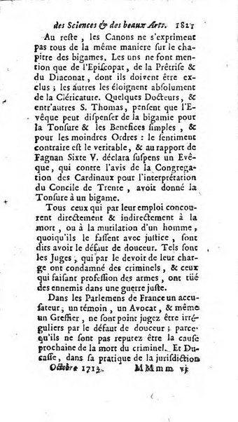 Mémoires pour l'histoire des sciences & des beaux-arts recüeillies par l'ordre de Son Altesse Serenissime Monseigneur Prince souverain de Dombes