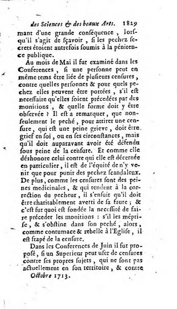 Mémoires pour l'histoire des sciences & des beaux-arts recüeillies par l'ordre de Son Altesse Serenissime Monseigneur Prince souverain de Dombes