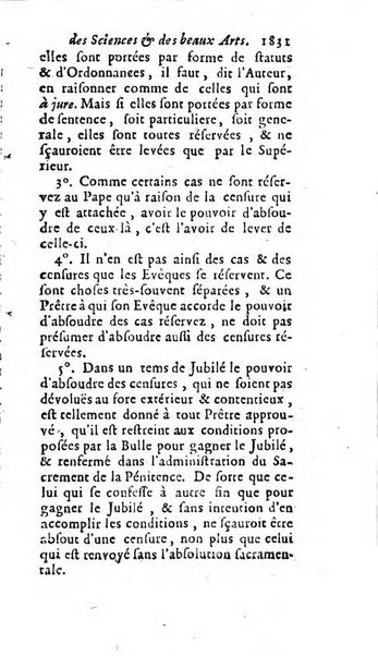 Mémoires pour l'histoire des sciences & des beaux-arts recüeillies par l'ordre de Son Altesse Serenissime Monseigneur Prince souverain de Dombes