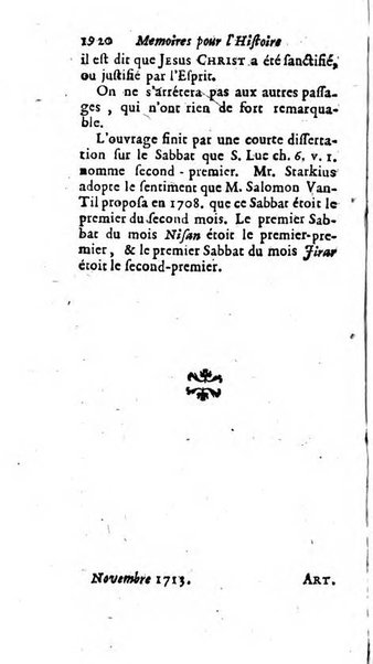 Mémoires pour l'histoire des sciences & des beaux-arts recüeillies par l'ordre de Son Altesse Serenissime Monseigneur Prince souverain de Dombes