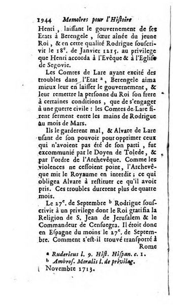 Mémoires pour l'histoire des sciences & des beaux-arts recüeillies par l'ordre de Son Altesse Serenissime Monseigneur Prince souverain de Dombes