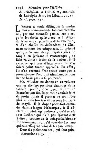 Mémoires pour l'histoire des sciences & des beaux-arts recüeillies par l'ordre de Son Altesse Serenissime Monseigneur Prince souverain de Dombes