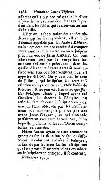 Mémoires pour l'histoire des sciences & des beaux-arts recüeillies par l'ordre de Son Altesse Serenissime Monseigneur Prince souverain de Dombes