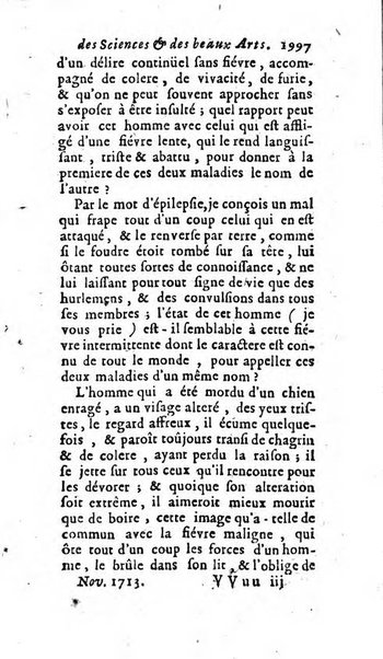 Mémoires pour l'histoire des sciences & des beaux-arts recüeillies par l'ordre de Son Altesse Serenissime Monseigneur Prince souverain de Dombes