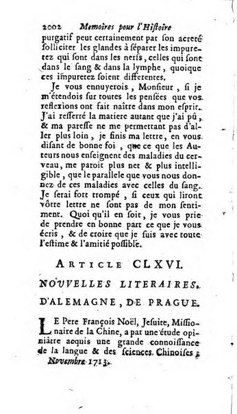 Mémoires pour l'histoire des sciences & des beaux-arts recüeillies par l'ordre de Son Altesse Serenissime Monseigneur Prince souverain de Dombes