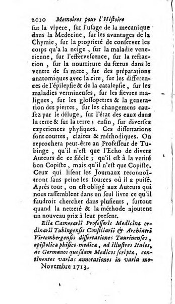 Mémoires pour l'histoire des sciences & des beaux-arts recüeillies par l'ordre de Son Altesse Serenissime Monseigneur Prince souverain de Dombes