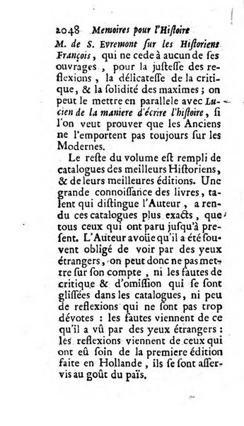 Mémoires pour l'histoire des sciences & des beaux-arts recüeillies par l'ordre de Son Altesse Serenissime Monseigneur Prince souverain de Dombes