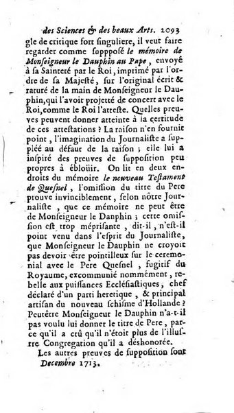 Mémoires pour l'histoire des sciences & des beaux-arts recüeillies par l'ordre de Son Altesse Serenissime Monseigneur Prince souverain de Dombes