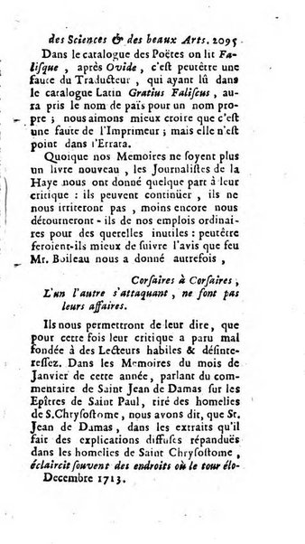 Mémoires pour l'histoire des sciences & des beaux-arts recüeillies par l'ordre de Son Altesse Serenissime Monseigneur Prince souverain de Dombes