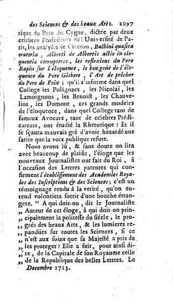 Mémoires pour l'histoire des sciences & des beaux-arts recüeillies par l'ordre de Son Altesse Serenissime Monseigneur Prince souverain de Dombes