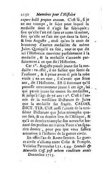 Mémoires pour l'histoire des sciences & des beaux-arts recüeillies par l'ordre de Son Altesse Serenissime Monseigneur Prince souverain de Dombes