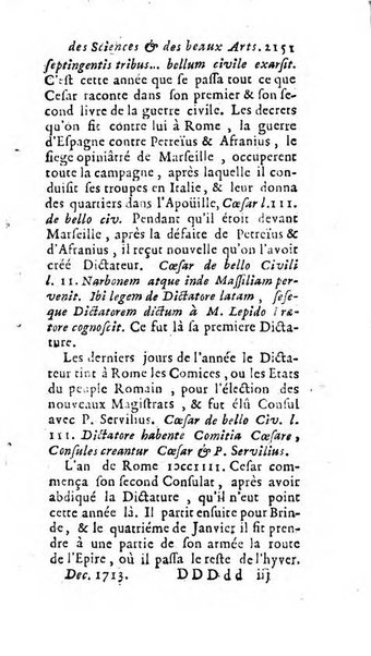 Mémoires pour l'histoire des sciences & des beaux-arts recüeillies par l'ordre de Son Altesse Serenissime Monseigneur Prince souverain de Dombes