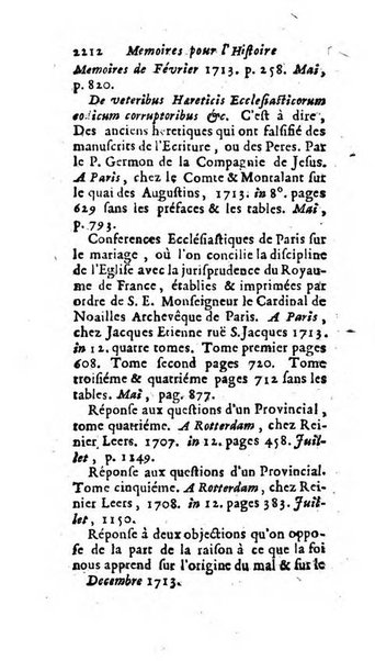 Mémoires pour l'histoire des sciences & des beaux-arts recüeillies par l'ordre de Son Altesse Serenissime Monseigneur Prince souverain de Dombes