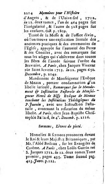 Mémoires pour l'histoire des sciences & des beaux-arts recüeillies par l'ordre de Son Altesse Serenissime Monseigneur Prince souverain de Dombes