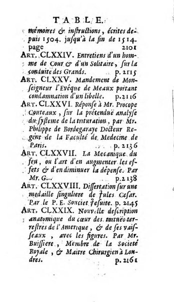 Mémoires pour l'histoire des sciences & des beaux-arts recüeillies par l'ordre de Son Altesse Serenissime Monseigneur Prince souverain de Dombes