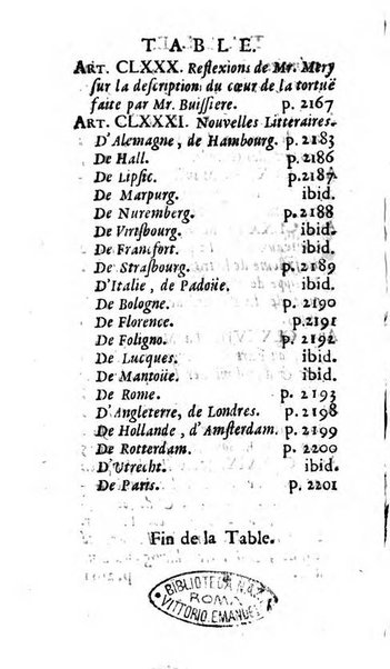 Mémoires pour l'histoire des sciences & des beaux-arts recüeillies par l'ordre de Son Altesse Serenissime Monseigneur Prince souverain de Dombes