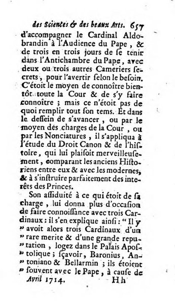 Mémoires pour l'histoire des sciences & des beaux-arts recüeillies par l'ordre de Son Altesse Serenissime Monseigneur Prince souverain de Dombes