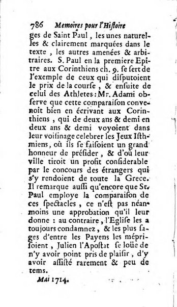 Mémoires pour l'histoire des sciences & des beaux-arts recüeillies par l'ordre de Son Altesse Serenissime Monseigneur Prince souverain de Dombes